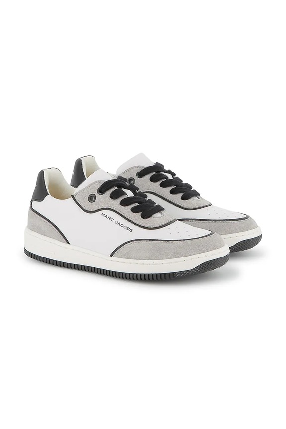 Marc Jacobs sneakersy skórzane dziecięce skóra zamszowa biały W60672.27.35