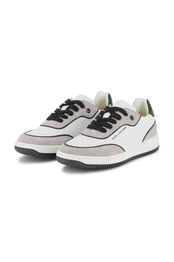 Chlapec Detské kožené tenisky Marc Jacobs W60672.36.37 biela