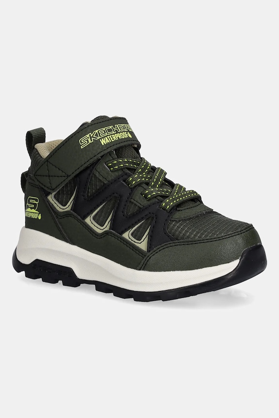 Detské tenisky Skechers STORM BLAZER - DRIZZLE SQUAD textilný zelená 406377L