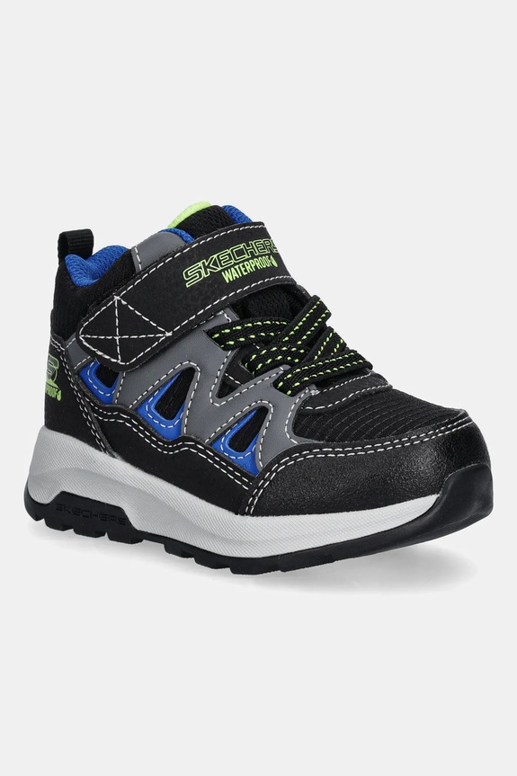 Detské zimné topánky Skechers STORM BLAZER - DRIZZLE SQUAD nezateplené čierna 406377N
