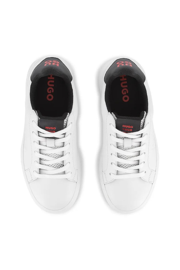 HUGO sneakersy skórzane G00533.30.35 biały