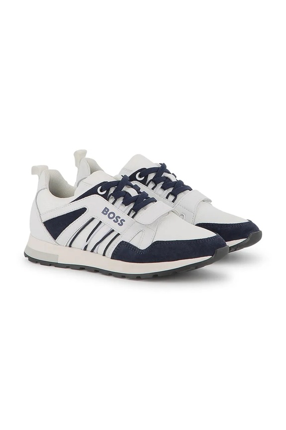 BOSS sneakersy dziecięce syntetyczny biały J52561.27.35