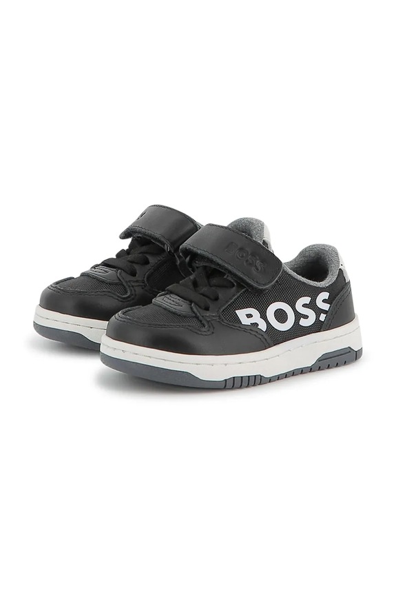 Chłopiec BOSS sneakersy dziecięce J52574.28.30 czarny