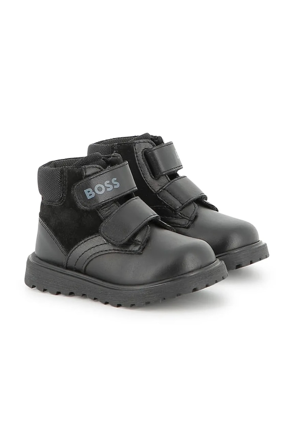 Detské tenisky BOSS J52587.28.30 čierna