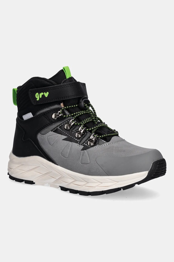 Παιδικά παπούτσια Garvalin απομίμηση λείου δέρματος γκρί 251528.28.34