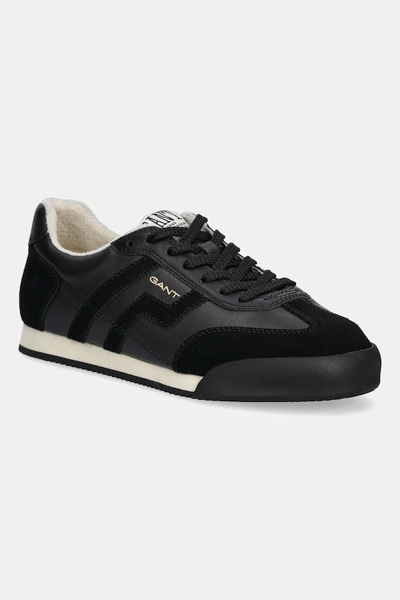 Gant sneakersy skórzane Beylana skóra zamszowa czarny 31531034