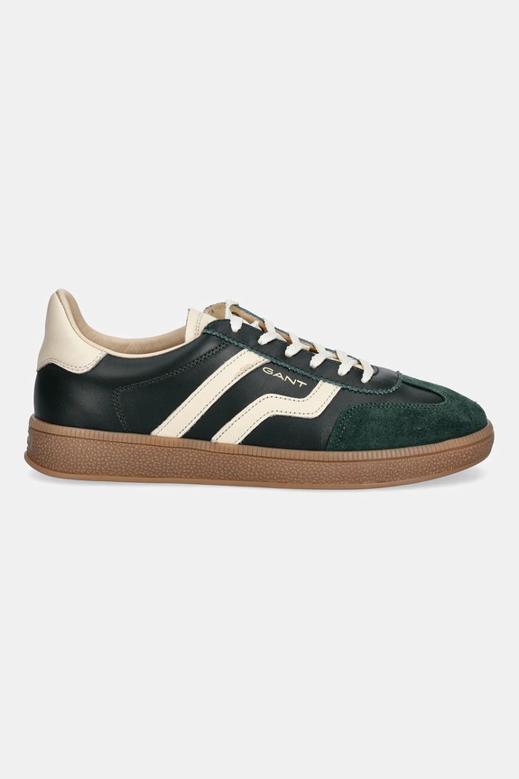Кожаные кроссовки Gant Cuzima 31531040 зелёный AW25