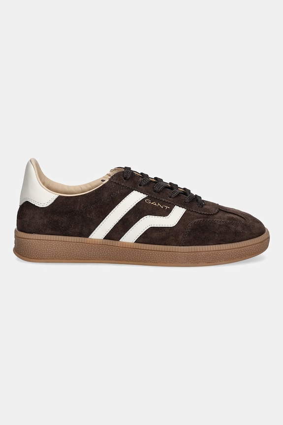 Gant sneakers din piele întoarsă Cuzima 31533042 maro SS26