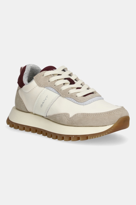Gant sneakersy Caffay skóra zamszowa beżowy 31537988