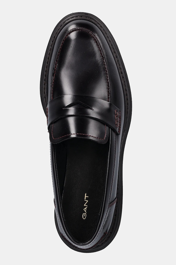 Шкіряні мокасини Gant Ivyhill коричневий 31531117