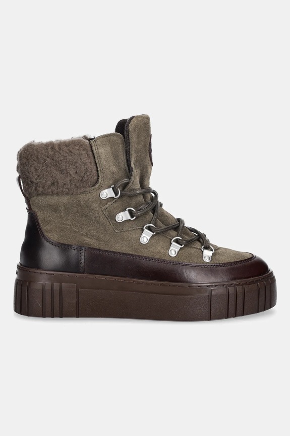 Usnjene snežke Gant Snowmont 31543099 zelena NC25