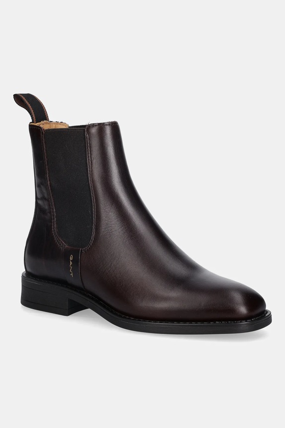 Gant stivaletti chelsea in pelle Fayy non isolato marrone 31551128