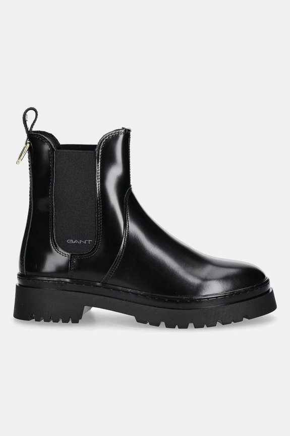 Kožené topánky chelsea Gant Aligrey 31551158 čierna AW25