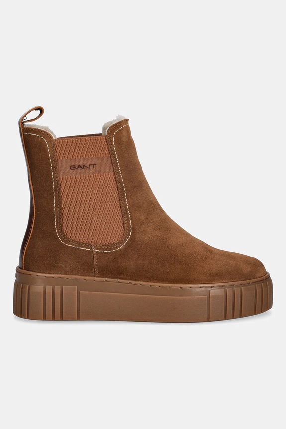 Gant sztyblety zamszowe Snowmont 31553098 brązowy AW25