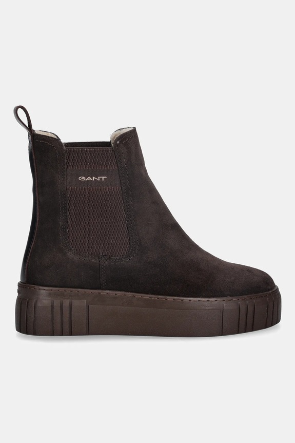 Gant sztyblety zamszowe Snowmont 31553098 brązowy AW25