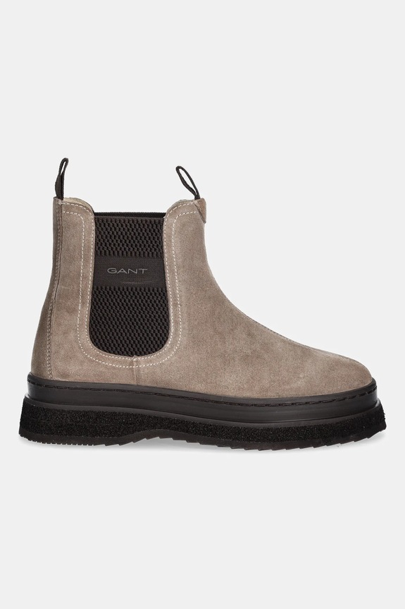 Semišové topánky chelsea Gant Sistown 31553102 béžová AW25