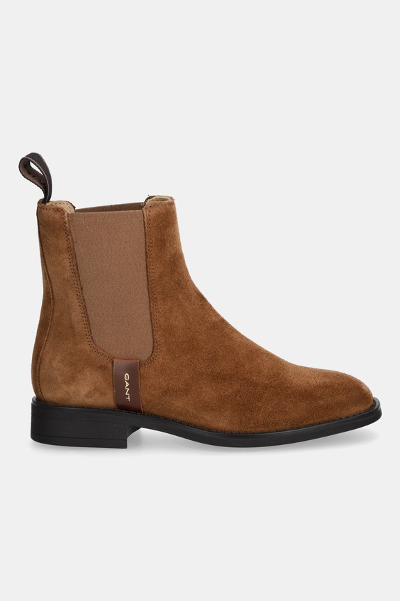 Gant magasszárú cipő velúrból Fayy 31553127 barna AW25