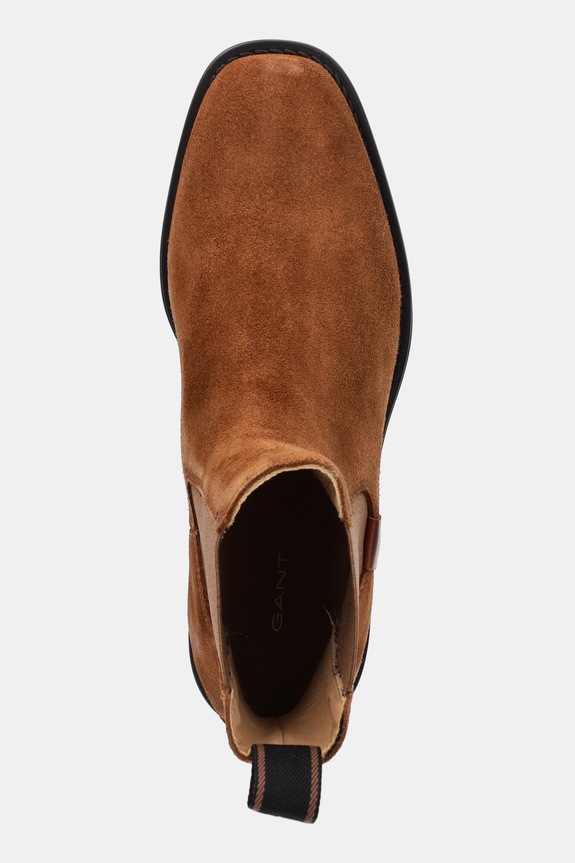 Gant magasszárú cipő velúrból Fayy barna 31553127