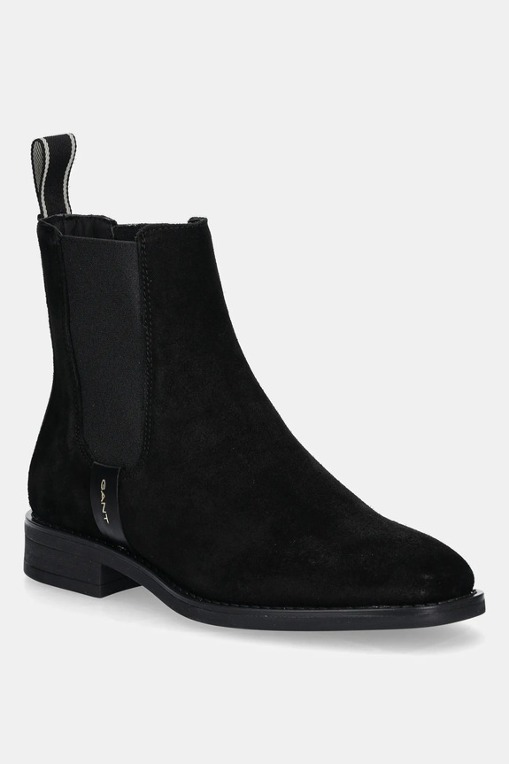 Gant stivaletti chelsea in camoscio Fayy pelle scamosciata nero 31553127