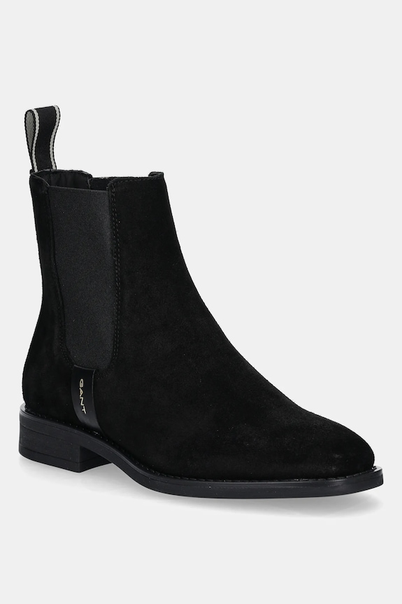 Gant stivaletti chelsea in camoscio Fayy pelle scamosciata nero 31553127