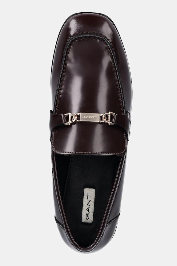 Kožené mokasíny Gant Gimble burgundské 31571125