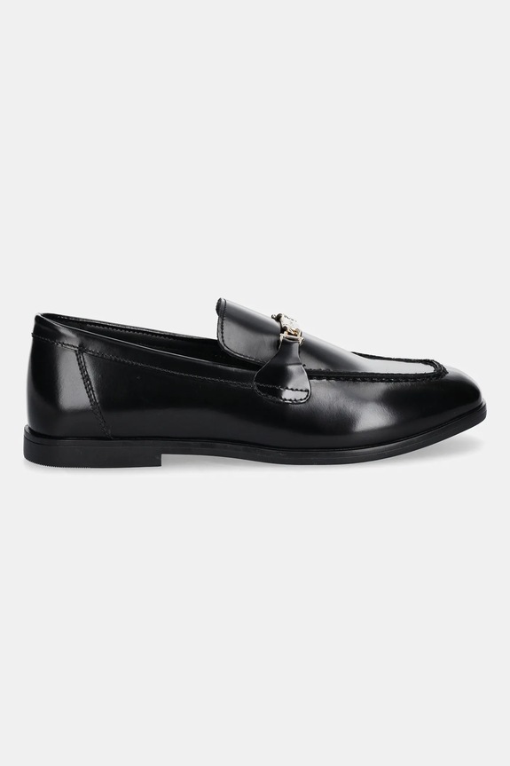 Δερμάτινα μοκασίνια Gant Gimble 31571125 μαύρο AW25