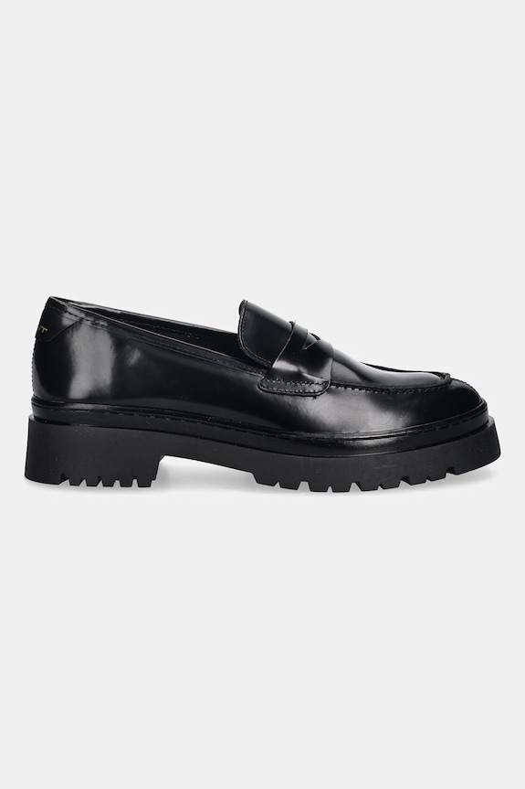 Шкіряні мокасини Gant Aligrey 31571154 чорний AW25