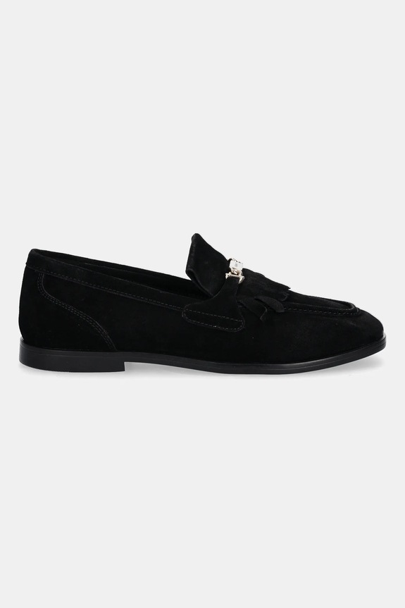 Μοκασίνια σουέτ Gant Gimble 31573124 μαύρο AW25