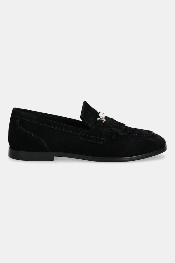 Μοκασίνια σουέτ Gant Gimble 31573124 μαύρο AW25