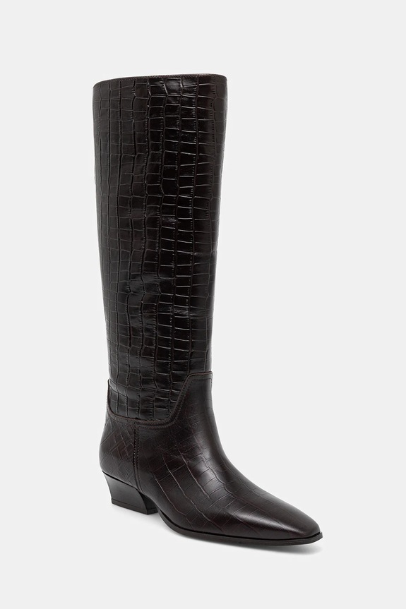 Gant ghete de piele Bassotte pana la 5 cm maro 31581075