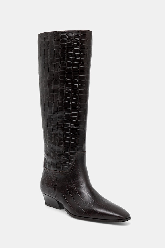 Gant ghete de piele Bassotte pana la 5 cm maro 31581075