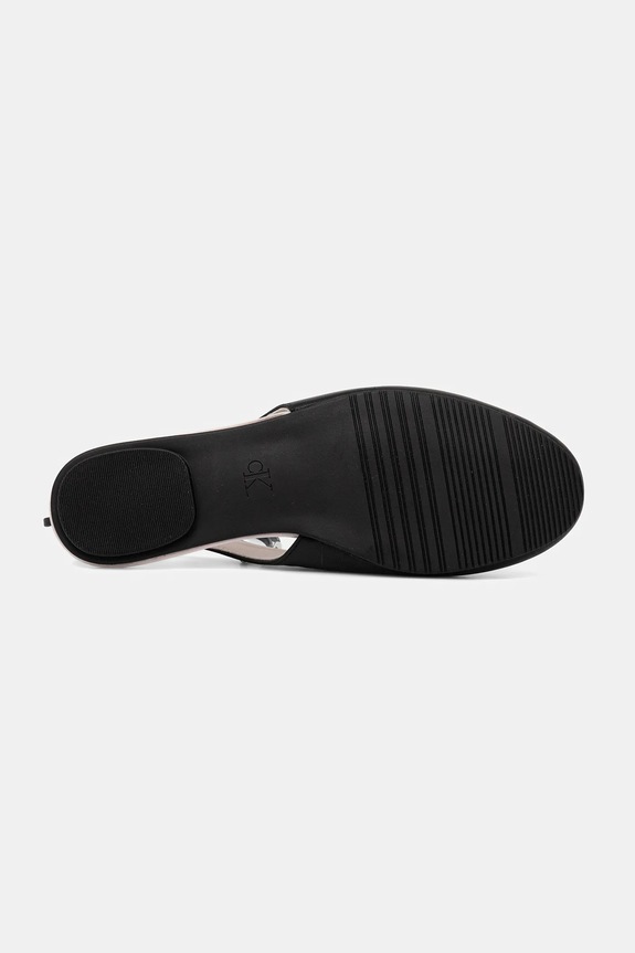 Δερμάτινες μπαλαρίνες Calvin Klein BALLERINA SLING BACK LTH HW0HW02655 μαύρο