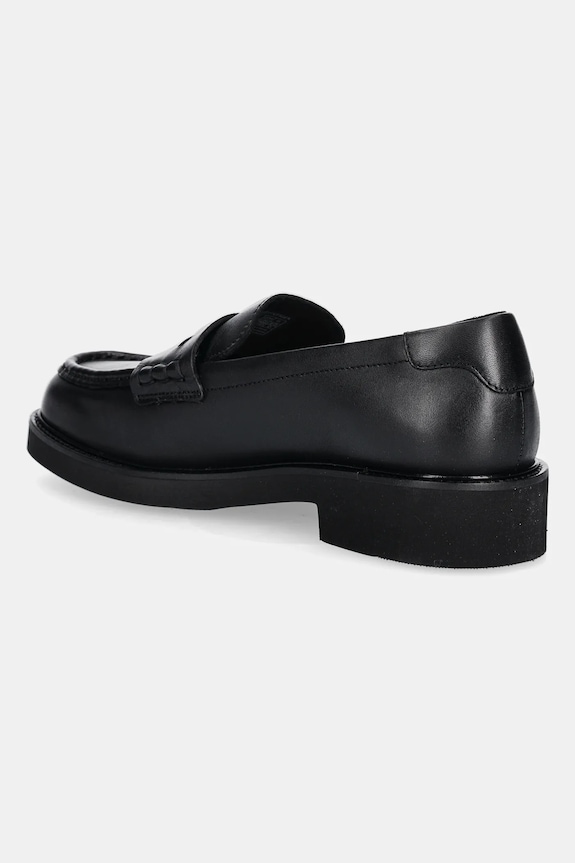 Încălțăminte Tommy Hilfiger mocasini de piele CREST SQUARISH TOE PENNY LOAFER FW0FW08633 negru