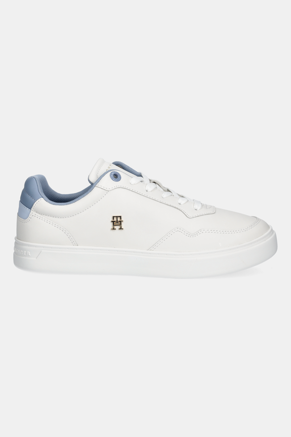 Kožené tenisky Tommy Hilfiger ESSENTIAL ELEVATED COURT SNEAKER FW0FW08680 bílá AW25