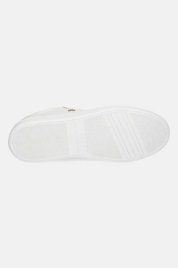 Kožené tenisky Tommy Hilfiger ESSENTIAL ELEVATED COURT SNEAKER FW0FW08680 bílá