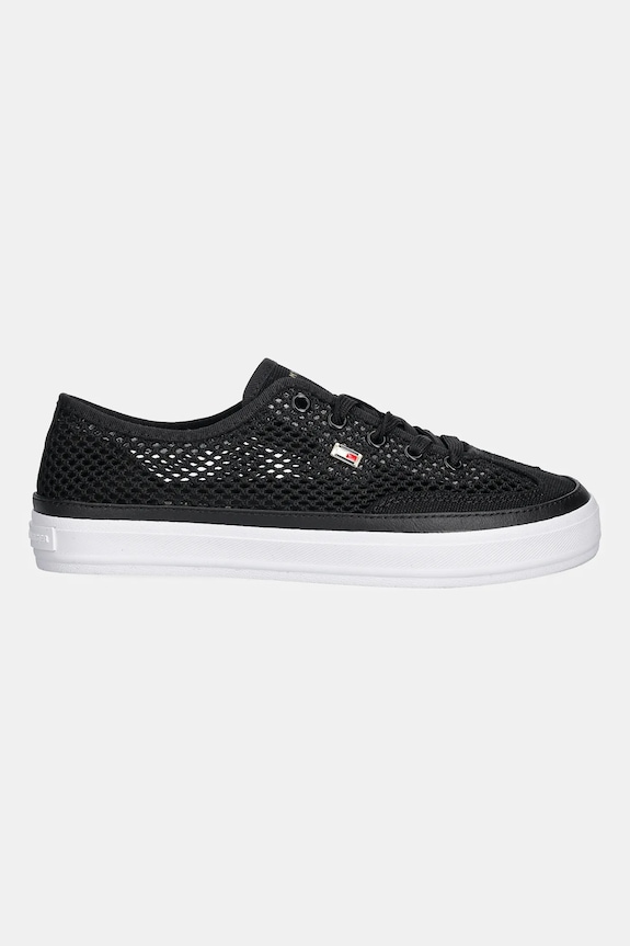 Tommy Hilfiger sportcipő TH OPEN MESH VULC SNEAKER FW0FW08684 fekete AW25