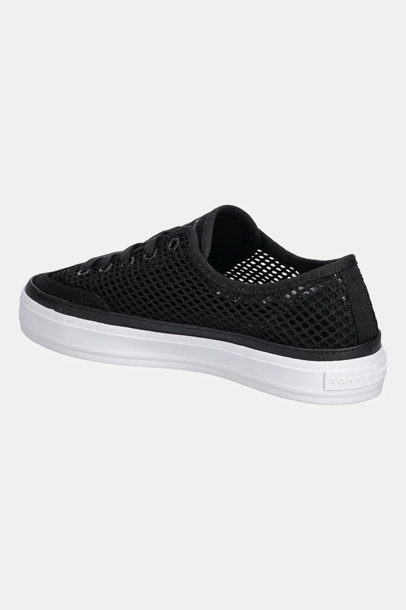 Cipők Tommy Hilfiger sportcipő TH OPEN MESH VULC SNEAKER FW0FW08684 fekete