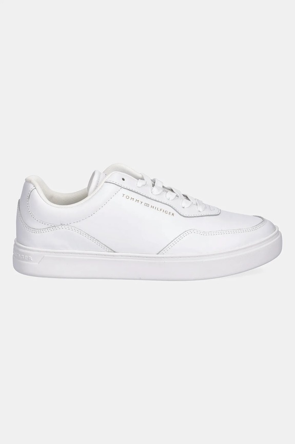 Δερμάτινα sneakers Tommy Hilfiger CASUAL CUPSOLE SNEAKER FW0FW08689 λευκό AW25