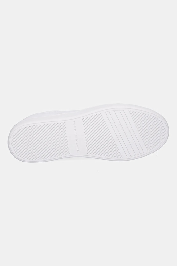 Δερμάτινα sneakers Tommy Hilfiger CASUAL CUPSOLE SNEAKER FW0FW08689 λευκό
