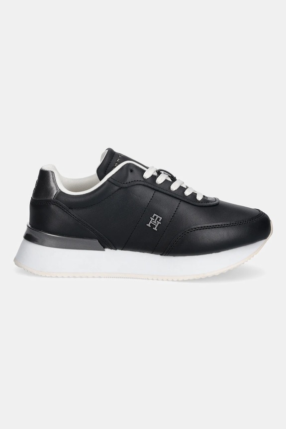 Tommy Hilfiger sneakers in pelle CHIC FASHION RUNNER FW0FW08695 nero AW25
