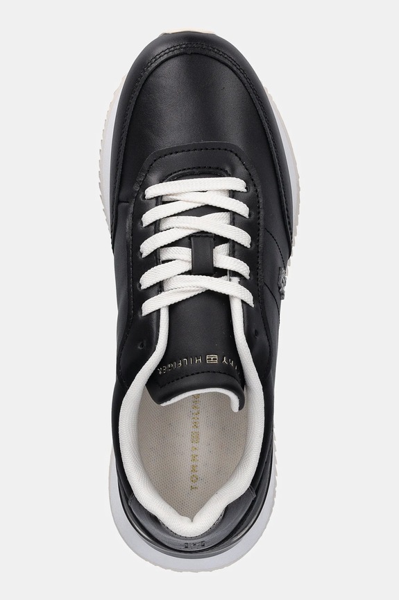 Tommy Hilfiger sneakers in pelle CHIC FASHION RUNNER nero FW0FW08695