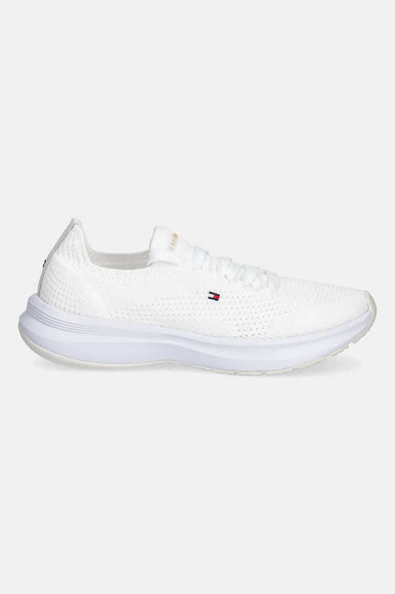 Sneakers Tommy Hilfiger TH KNIT RUNNER FW0FW08813 λευκό AW25