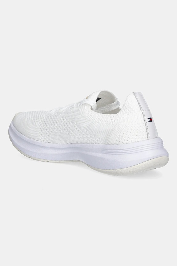 Παπούτσια Sneakers Tommy Hilfiger TH KNIT RUNNER FW0FW08813 λευκό