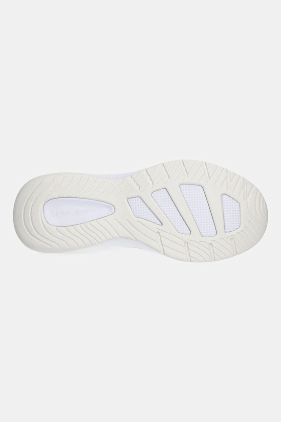 Sneakers Tommy Hilfiger TH KNIT RUNNER FW0FW08813 λευκό