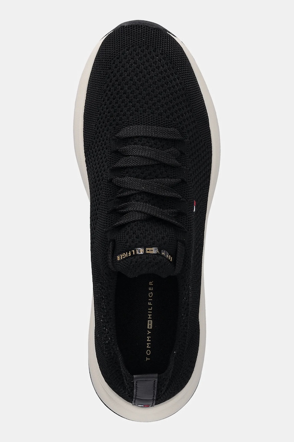 Superge Tommy Hilfiger TH KNIT RUNNER črna FW0FW08813