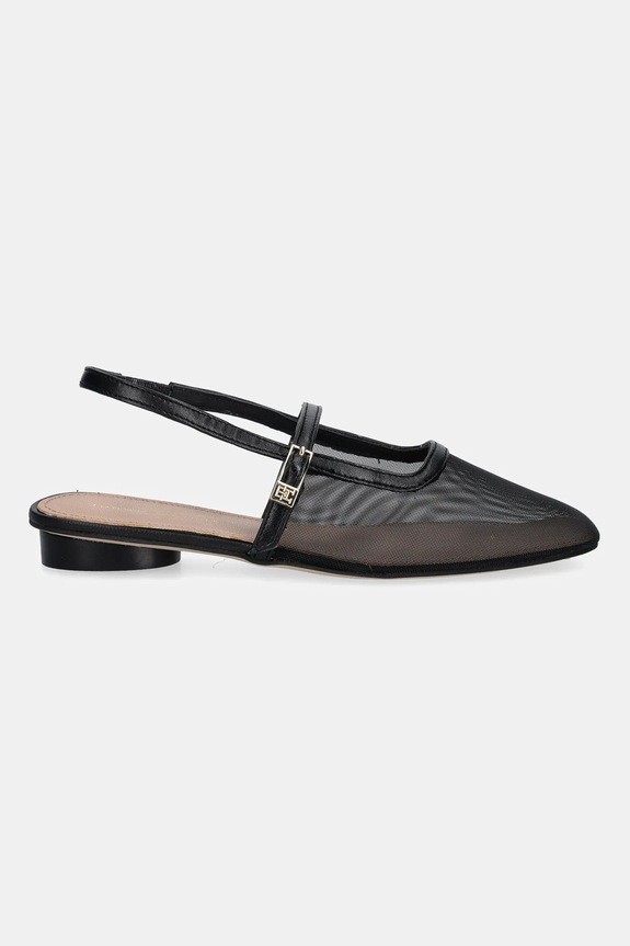 Tommy Hilfiger balerina MESH ROUND HEEL BALLERINA FW0FW08962 fekete AW25