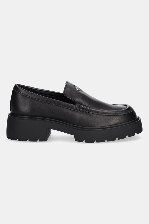 Calvin Klein Jeans mocassini COMBAT LOAFER HW LTH YW0YW01862 nero AW25