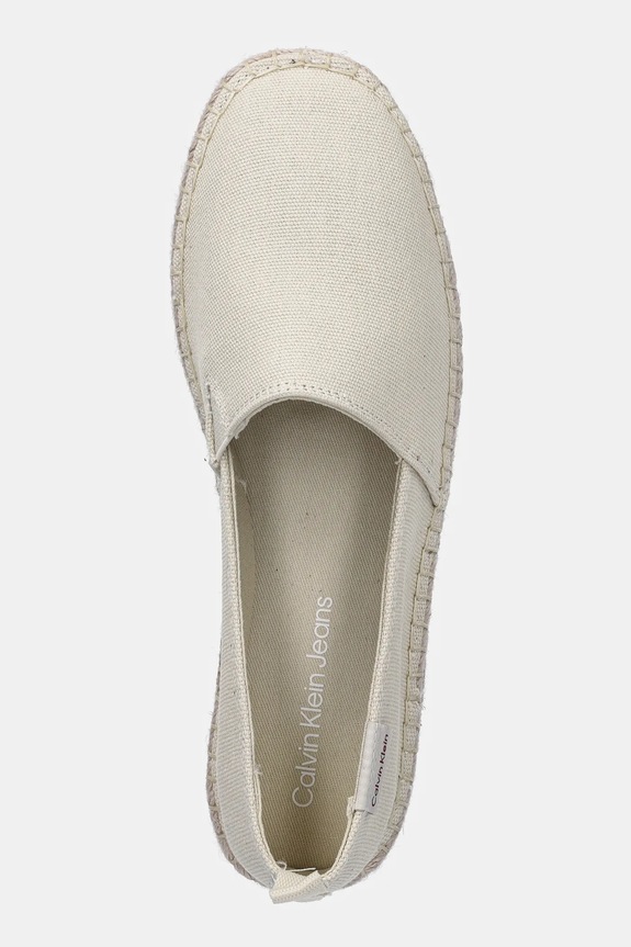 Calvin Klein Jeans espadryle PLATFORM ESPADRILLE ML CS beżowy YW0YW01871