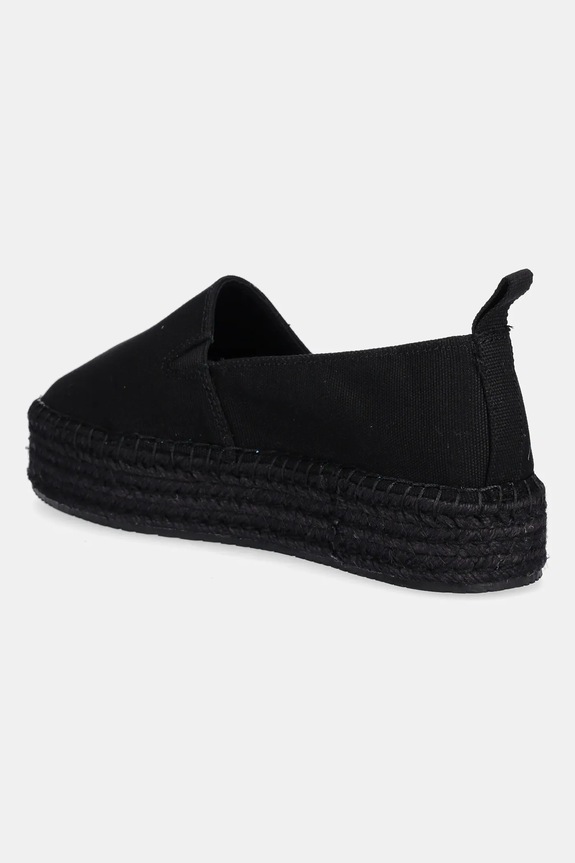 Παπούτσια Εσπαντρίγιες Calvin Klein Jeans PLATFORM ESPADRILLE ML CS YW0YW01871 μαύρο