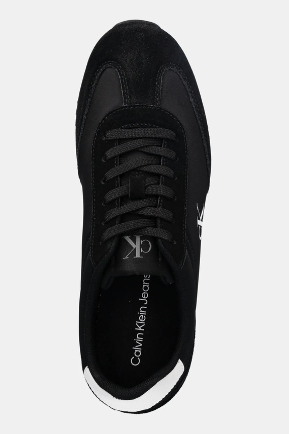 Tenisky Calvin Klein Jeans RUNNER LACEUP MG NYLON MIX čierna YW0YW01828